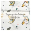 Set lenzuola culla Baby Idea LCFB Fantasia beige