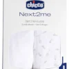 Set lenzuola culla Chicco 09101129910990 NEXT2ME Cloud