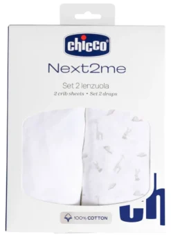 Set lenzuola culla Chicco 09101129910990 NEXT2ME Cloud