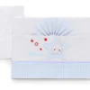 Set lenzuola culla Italbaby 15 3010 202 STAR carrozzina Azzurro