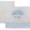 Set lenzuola culla Italbaby 015 3010 502 UNICORN carrozzina Azzurro