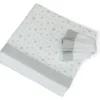 Set lenzuola lettino Baby Idea L2006GR STELLINE completo Grigio