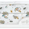 Set lenzuola lettino Baby Idea LLFB completo Fantasia beige