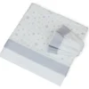 Set lenzuola lettino Baby Idea L2006VD STELLINE completo Lilla