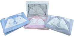 Set lenzuola lettino Baby Idea L1950 completo Flanella Assortito