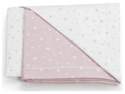 Set lenzuola lettino Italbaby 020 1007 001 STELLE completo Rosa
