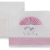 Set lenzuola lettino Italbaby 015 2010 0501 UNICORN completo Lilla