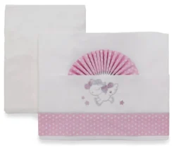 Set lenzuola lettino Italbaby 015 2010 0501 UNICORN completo Lilla