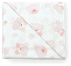 Set lenzuola lettino Italbaby 020 1000 003 TENEREZZE completo Rosa