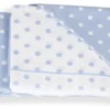 Set lenzuola lettino Italbaby 020 1005 002 POIS completo Azzurro