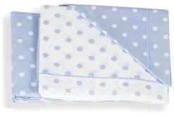 Set lenzuola lettino Italbaby 020 1005 002 POIS completo Azzurro
