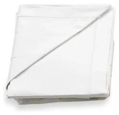 Set lenzuola lettino Italbaby 020 1010 05 TINTA UNITA completo Bianco