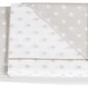 Set lenzuola lettino Italbaby 020 1005 003 POIS completo Tortora
