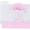 Set lenzuola lettino Italbaby 15 2010 401 MOON completo Rosa
