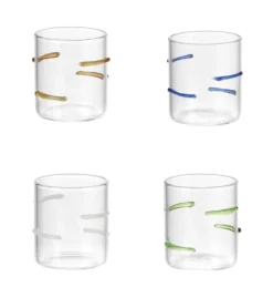Set 4 liquorini Ø 5,6 x h 5,5 cm - Lignes