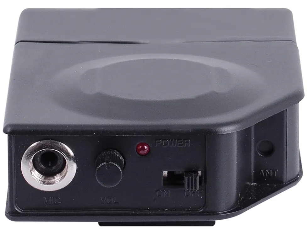 Set microfoni wireless UHF Trevi EM 408 UHF con archetto e clip