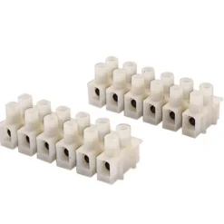 Set morsetti elettrici Poly Pool PP0506 6 poli Bianco