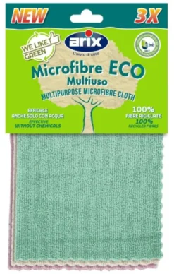 Set panni Arix 28612 WE LIKE GREEN Eco Colori assortiti