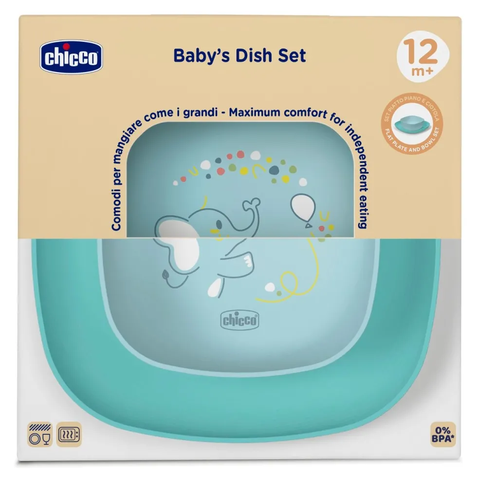 Set pappa Chicco 00016002250000 Azzurro