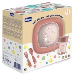 Set pappa Chicco 00016200150000 Rosa