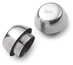 Set paraspruzzi caffettiere Pedrini 130 LILLO Cromo lucido