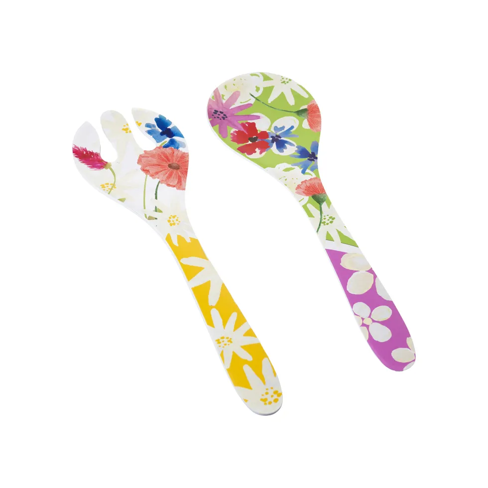 Set 2 posate insalata 28 x 7,8 cm - Floreal