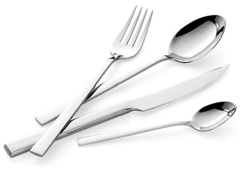 Set posate tavola Lagostina 14453652724 GIADA Cromo lucido