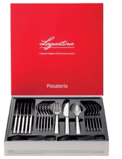 Set posate tavola Lagostina 14452652724 MAIA Cromo lucido