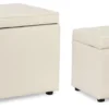Set pouf Yes Everyday 0740985 DERRICK Bianco