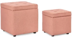 Set pouf Yes Everyday 0740984 DERRICK Blush