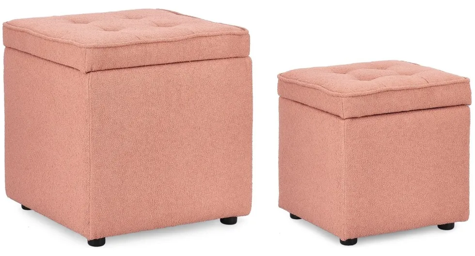 Set pouf Yes Everyday 0740984 DERRICK Blush