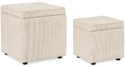 Set pouf Yes Everyday 0740994 DYLAN Bianco