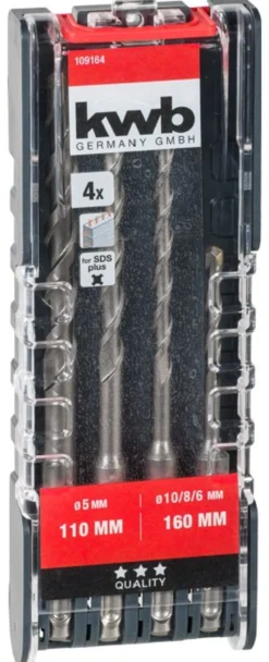 Set punte trapano Kwb 109164 cemento