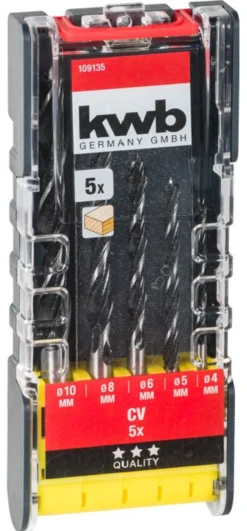 Set punte trapano Kwb 109135 legno