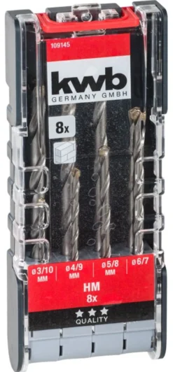 Set punte trapano Kwb 109145 muratura