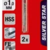 Set punte trapano Kwb 206510 SILVER STAR metallo
