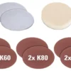 Set ricambio lucidatrice auto Einhell 2093233 2 cuffie, 1 tampone e 6