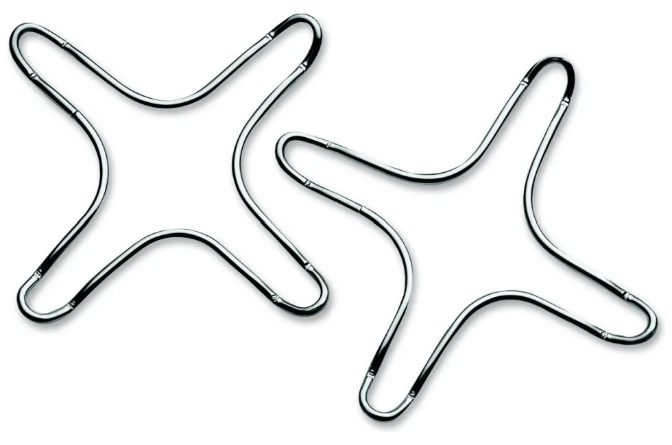 Set riduttori fornello Ghidini Cipriano 0143 DAILY Cromo lucido