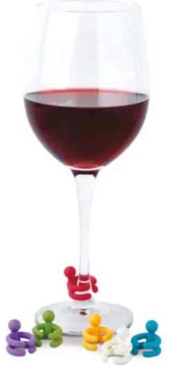 Set segna bicchieri Ghidini Cipriano 0310 per calici Colori assortiti