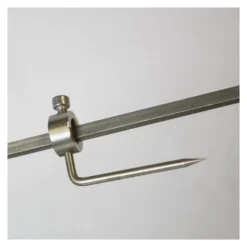 Set spiedini R.Zeta per aste girarrosto d.6 8 mm Cromo