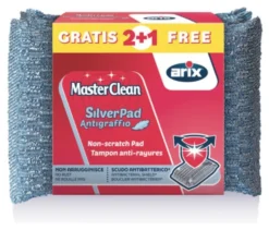 Set spugne Arix 22214 MASTERCLEAN Silver Pad antigraffio antibatterich