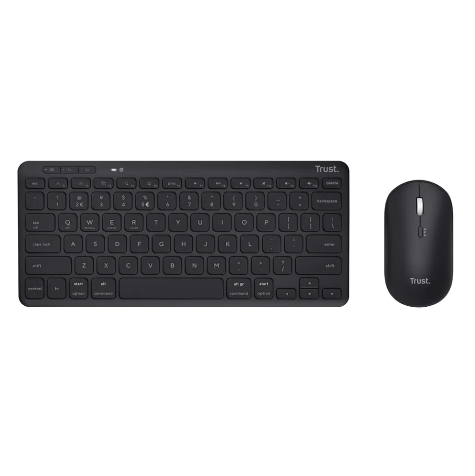 Set tastiera e mouse wireless Trust Lyra 24844 multi-dispositivo