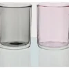 Set tazze Amicasa BG21175PG RIO Mug Rosa e Grigio