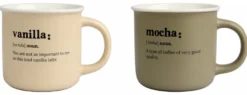 Set tazzine caffè Amicasa Art 3 COFFEE Light