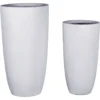 Set vasi piante Amicasa 3016112 (32, 41 cm) Bianco crema