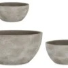 Set vasi piante Yes Everyday 0503387 HECTOR Grigio