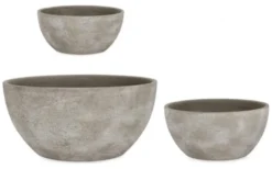 Set vasi piante Yes Everyday 0503387 HECTOR Grigio