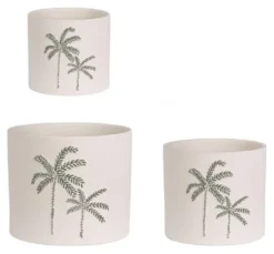 Set vasi piante Yes Everyday 0503381 JOELE Bianco