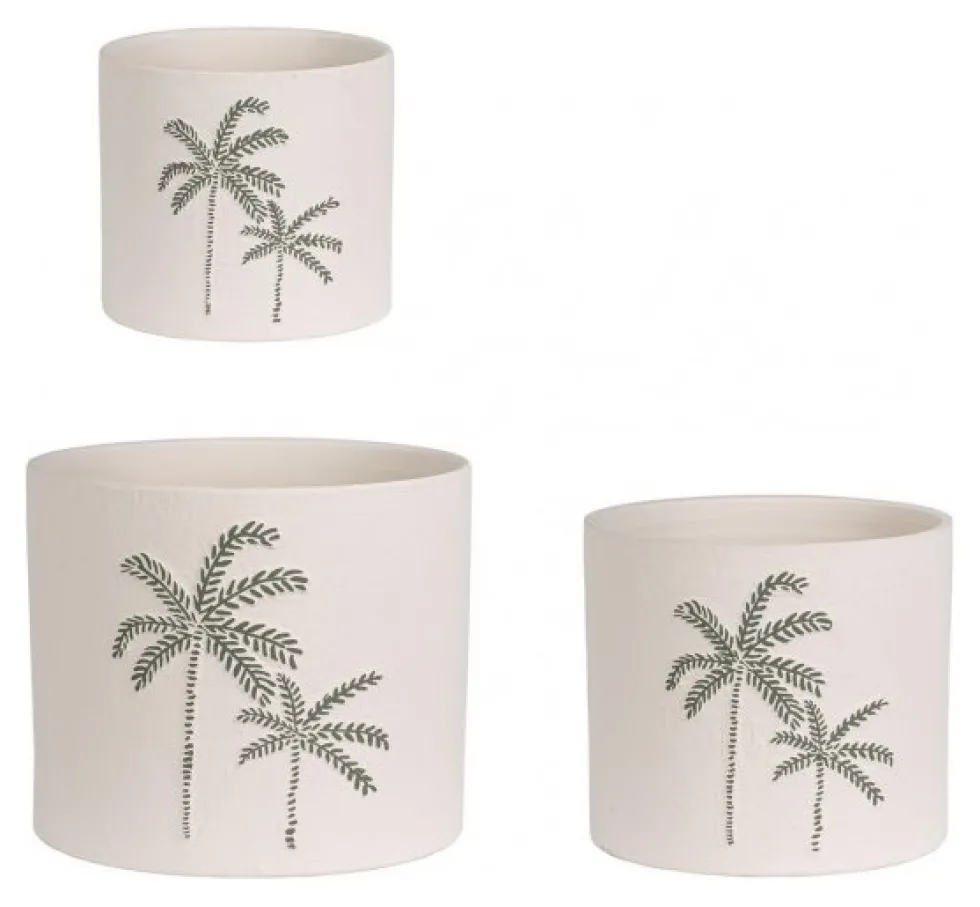 Set vasi piante Yes Everyday 0503381 JOELE Bianco