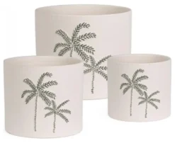 Set vasi piante Yes Everyday 0503381 JOELE Bianco